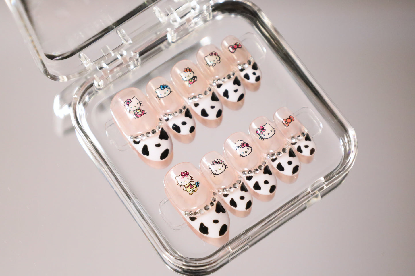 OMG- Hello Kitty cow pattern